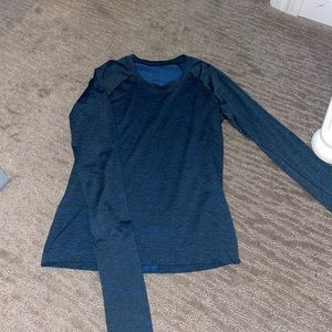 lululemon blue long sleeve